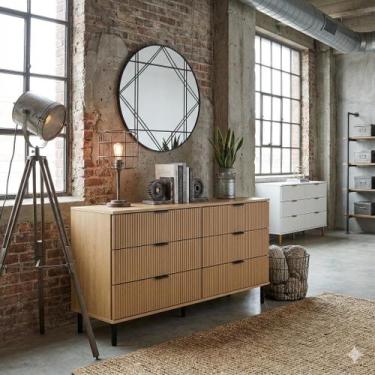 Imagem de Cômoda Ditália 6 Gavetas DM-240 Cozy, Riviera