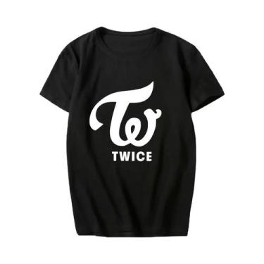 Imagem de Camiseta Feminina De Manga Curta TWICE Concert T-shirt Lin Nilian MOMO