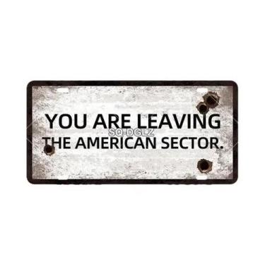 Imagem de Placa De Metal Vintage De Berlim, Decoração Retro Para Loja, Bar, Pare