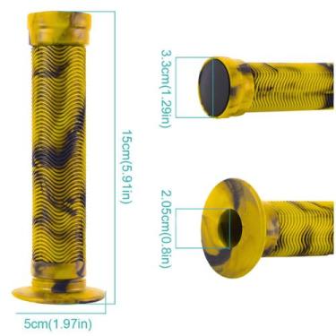 Imagem de Manopla bIKE BMX Pegada Firme Estilo Controle para Manobras Radicais B