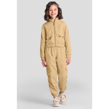 Imagem de Jaqueta infantil menina em microfibra amassada Brandili