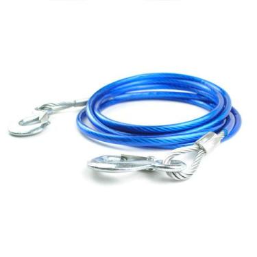 Imagem de Cabo Aço Reboque Automotivo 4m 5 Ton. Carro Barco Jet Ski - TOW ROPE