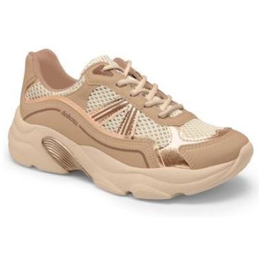 Imagem de Tênis Esportivo Feminino Dakota D0971 - Capuccino-Feminino