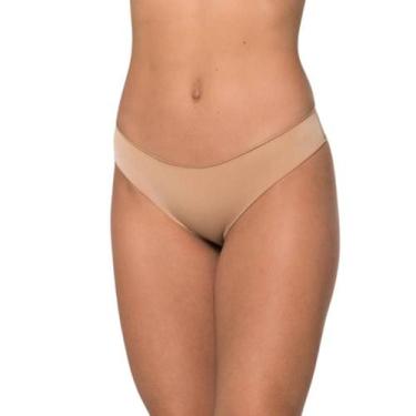 Imagem de Calcinha Corte a Laser Sem Costura Fio Dental 360 - Rigel - GD1, Nude,