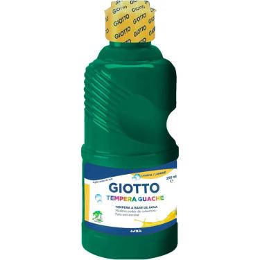 Imagem de Têmpera Guache Giotto Verde Bandeira com Textura Cremosa e Opaca 250ML Atóxica para Uso...