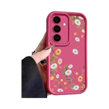 Imagem de Capa De Telefone Floral Macia Para Samsung Galaxy S26 S25 Edge A57 A37
