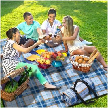 Imagem de Cobertor de piquenique Bobo GrillKing 203x203cm impermeável à prova de