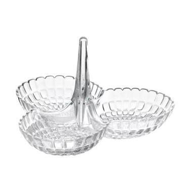 Imagem de Petisqueira guzzini tiffany 25cm em acrilico transparente 19920000