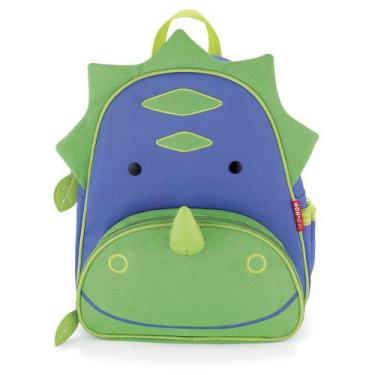 Imagem de Mochila Infantil Dino Zoo Skip Hop Espaçoso e Forro Fácil de Limpar