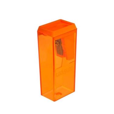 Imagem de Apontador escolar de lápis da cor laranja - Plastigel 