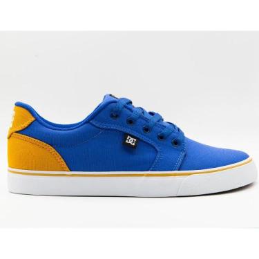 Imagem de Tênis DC Shoes DC Anvil TX LA WT24 Blue/Mustard/White, 43, Blue