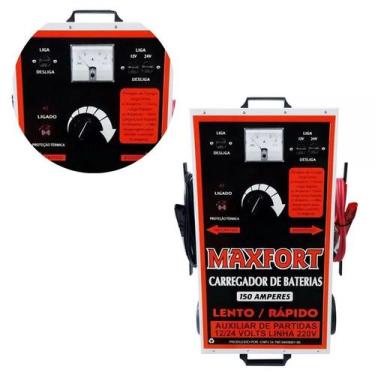 Imagem de Carregador de Baterias 150 Amp Lenta e Rápida - 12v / 24v c/ Auxiliar 