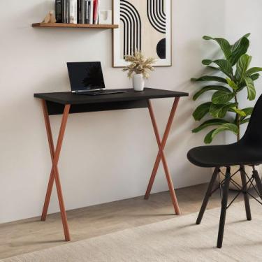 Imagem de Escrivaninha X 120x60 com Estrutura em Ferro para Home Office e Comput
