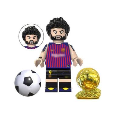 Imagem de Boneco jogador futebol blocos de montar escolha - BLOCO DE MONTAR, SUA