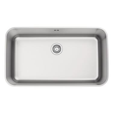 Imagem de Cuba de Embutir Dora 70 BL R6 Retangular em Aço Inox Acetinado com Válvula com Escape Tramontina