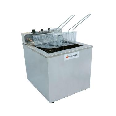 Imagem de Fritadeira Elétrica Água e Óleo 23L de Mesa SFAO4 110V Inox com Termostato Metalúrgica Venâncio
