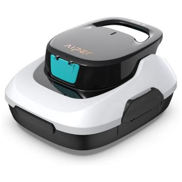 Imagem de Robô Aspirador de Piscina Sem Fio AIPER, Limpeza Automática com Estacionamento, Leve, Ideal para Piscinas Planas Acima do Solo até 80 m².