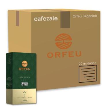 Imagem de Café Torrado e Moído Orgânico Orfeu Kit 20 Pacotes 250g
