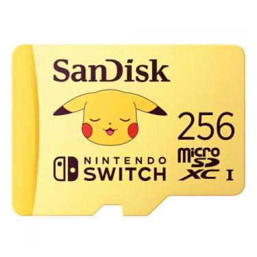 Imagem de Cartão De Memória Sandisk 256gb Uhs-i Microsdxc Para Nintendo Switch