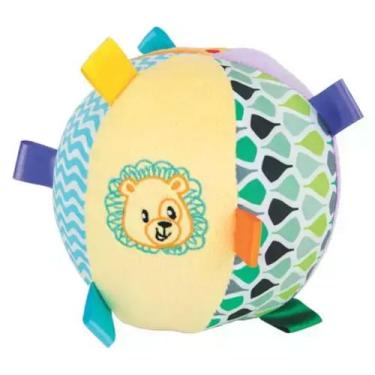 Imagem de Bola Macia Com Chocalho WinFun Leãozinho Yestoys