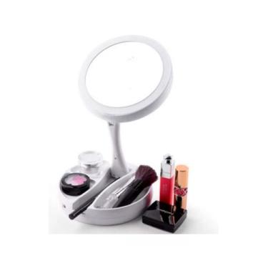 Imagem de Espelho Luminária Maquiagem Articulável Foldaway Mirror - Importado