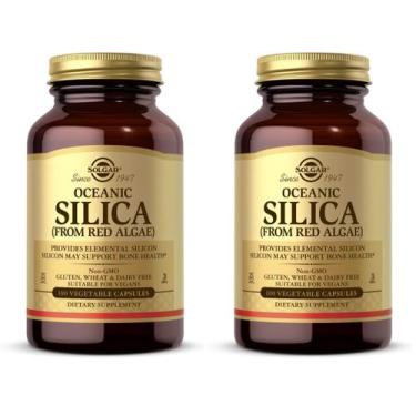 Imagem de Suplemento Solgar Oceanic Silica 25 mg 200 cápsulas vegetais