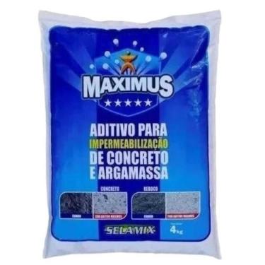 Imagem de Aditivo Impermeabilizante Concreto/Argamassa - 4Kg - Maximus - SELAMIX