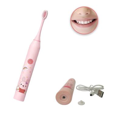 Imagem de Escova de Dente Eletrica Recarregavel 6 Velocidades Limpeza Gengiva Oral Lingua Higiene Bucal Profunda Escovacao