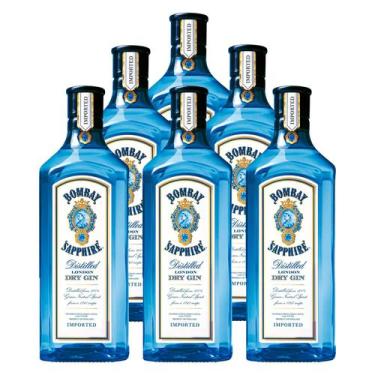 Imagem de Gin Bombay Sapphire London Dry 750ml 6 Unidades