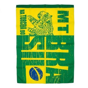Imagem de Bandeira Tecido Brasil Mato Grosso 50x70cm Decorativa - Senhor Preço