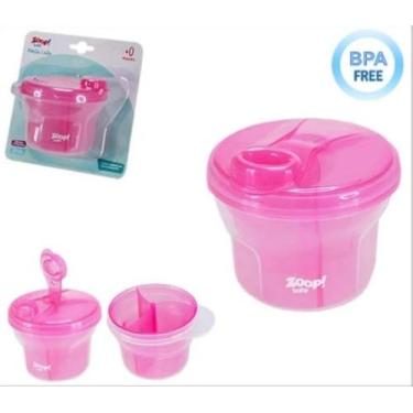Imagem de Pote Dosador Para Leite Em Pó Rosa ZP00948 Zoop Baby - OUTROS