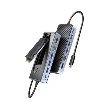 Imagem de Hub USB-C Para Laptop Com Estação De Acoplamento 4K60Hz HDMI 100W PD R
