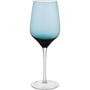 Imagem de Taças Ballet Home&Co 24x9cm Vidro Azul 460ml 2pçs Bebidas Água Suco e 