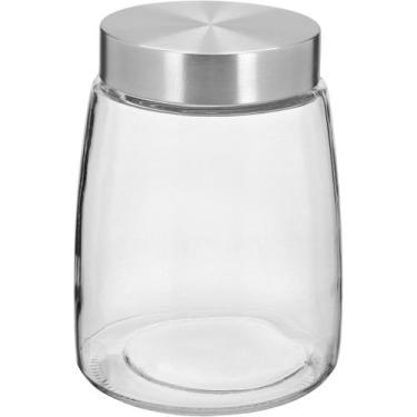 Imagem de Pote Home&Co 16x12x12cm Vidro Transparente 1,2L Utensílio de Cozinha p