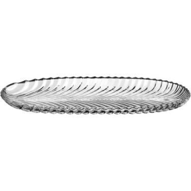 Imagem de Prato para Bolo Home&Co 49x15cm Eco Crystal Transparente Servir na Mes