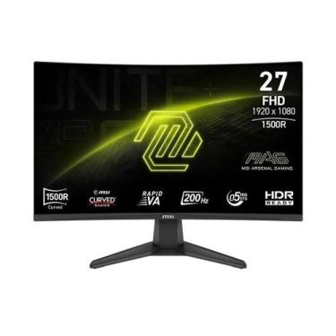 Imagem de Monitor MSI MAG 27" E20 Curvo Full HD 200HZ 0.5MS 9S6-3CE11M-026 Preto