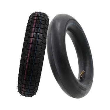 Imagem de Câmara De Ar E Pneu Externo Para Motocicleta 3.50-8 Para Rodas De Moto