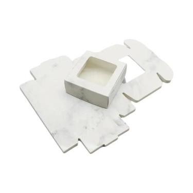 Imagem de Caixas De Presente De Papel Branco DIY 75x75x3cm, Suprimentos Para Fes