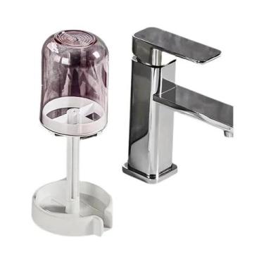 Imagem de Suporte Multifuncional De Plástico Para Escovas De Dente Com Tampa Pro