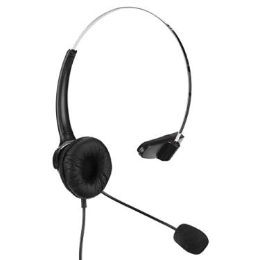 Imagem de Fones de ouvido, fone de ouvido ultraleve com portas RJ9 para casa e call center