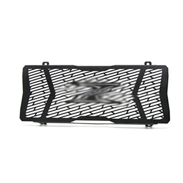 Imagem de Z650 Capa protetora de radiador de aço inoxidável para motocicleta com proteção contra radiador para Kawasaki Z650 Z 650 2017 2018 (Preta)