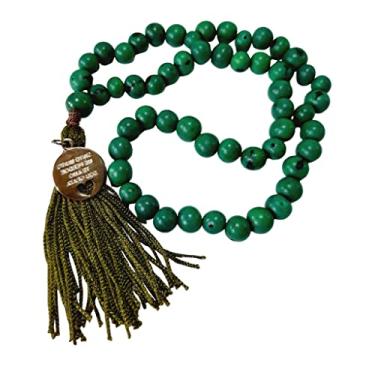 Imagem de Japamala 54 Contas Semente de Açaí Ho'Oponopono (Verde)