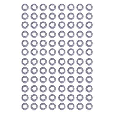 Imagem de Arruela de parafusos, 150 unidades A2‑70 de aço inoxidável DIN125 conjunto de arruelas planas para dispositivos industriais para reparo de automóveis(M4)
