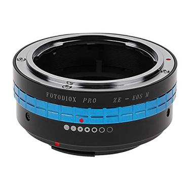 Imagem de Adaptador de montagem de lente Fotodiox Pro, lente Mamiya ZE (35 mm) para corpo de câmera EOS M EF-m