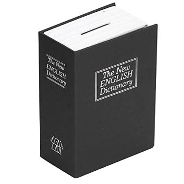 Imagem de Caixa de joias, cofre durável e prático em forma de livro para economizar moedas, cartões de identidade para armazenamento de joias