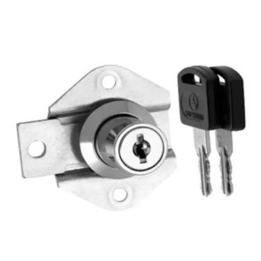 Imagem de Fechadura Manual  861, Fecho Gaveta Móveis Gaveteiro 22mm