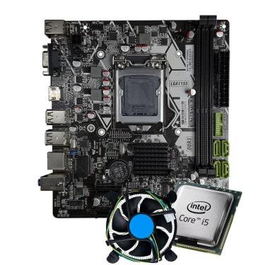 Imagem de Kit Upgrade Intel Core I5-3470 Placa Mãe H61 E Cooler