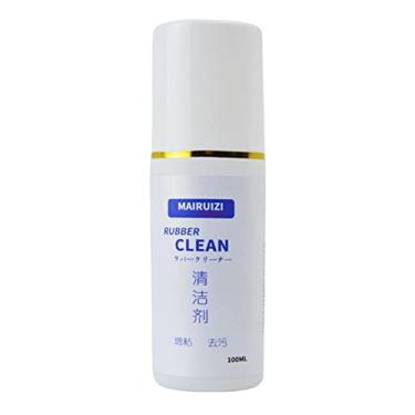 Imagem de 2 Pcs Limpador de borracha para tênis de mesa | Limpador de remo para raquetes de tênis de mesa | Frasco spray de limpeza de 100 ml para cuidados com raquetes de tênis de mesa A/r