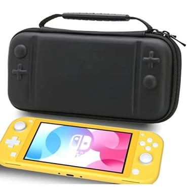 Imagem de Case Compatível Com Nintendo Switch Lite Bolsa Estojo Premium Alça Mão Preto