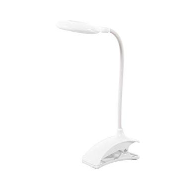 Imagem de FEDBNET Luz de leitura, luz de LED com clipe USB de moda criativa para leitura pequena luminária de mesa para quarto lâmpada de cabeceira com clipe de LED recarregável luz de mesa